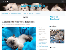 Tablet Screenshot of midwestragdolls.com